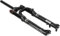 LYDSB Forcella Ammortizzata per Mountain Bike 26 27,5 29, Escursione 100 mm, Forcella ad Aria XC MTB, Forcella Anteriore Dritta 1-1/8 (Nera, 26'')