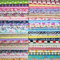 50Pcs Baumwollstoff 20x20cm Patchwork Stoffe DIY Gewebe Quadrate Baumwolltuch Stoffpaket zum Nähen mit vielfältigem Muster