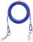 Hundeleine aus Edelstahl, Doppelkopf Hundeleine, Camping, Outdoor, Kabel für mittelgroße Haustiere
