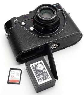 Handarbeit aus echtem echtem Leder halb Kamera Tasche Abdeckung für Leica m240-m240-p m246 m-p mm mp m262 schwarz Farbe