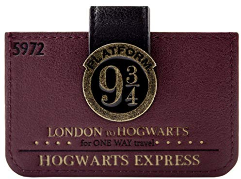 Hogwarts Express Harry Potter Ticket London 9 3/4 Geldbörse/Geldbeutel Kartenhalter, Rot