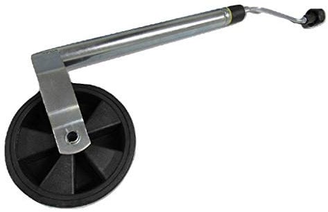 Trailer Jockey Wheel with Nose Weight Gauge 48MM (Indicator Caravan Handle Accessory)