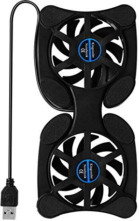 Laptop-lüfter-kühler Tragbares Kühlpad Für Computer-Notebook Notebook-kühlkörper Energieeffizient Schwarz