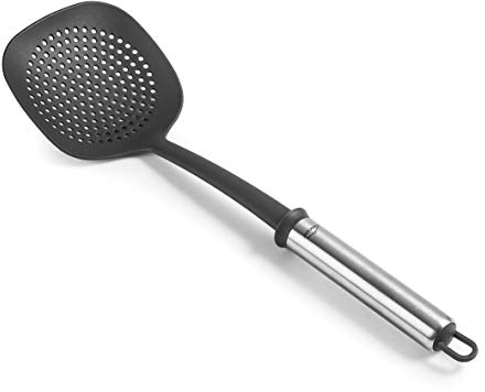 LACOR 68272 Espumadera Due, Nylon, Acero Inoxidable, Silicona, Libre de BPA, 36'5 cm, Nailon