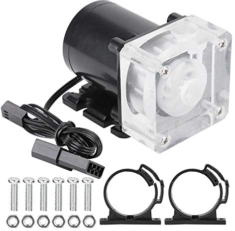 XHC8 Pompa Acqua PC, Fai-da-Te Pompa di Raffreddamento Ad Acqua per Computer 12V Portata a 4 Metri 600H / L, Waterproof Pompa Liquido con Immersione Silenziosa