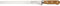 DUE BUOI Olive Wood Handle 26 cm Stainless Steel Slicing Knife - PROSCIUTTO