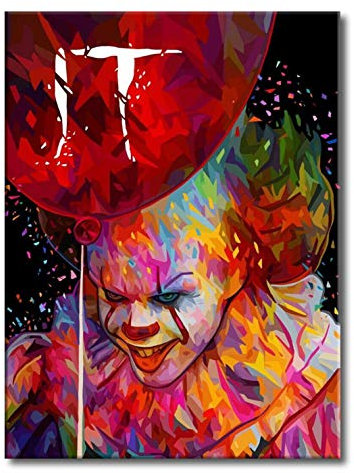 Shukqueen Peinture par numéros - Peinture à l'huile DIY pour adultes, débutants, enfants, cadeaux de vacances, joker - 40,6 x 50,8 cm (sans cadre)