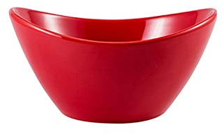Lihuzmd Grand Bol en céramique, saladier 1300 ML, pour Udon Soba Pho Asian Noodles résistant à la Chaleur au Four Micro-Ondes, 3 Couleurs,Rouge,450ml