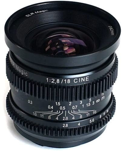 SLR Magic Obiettivo Cinema 18mm f/2.8 E Mount