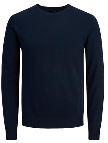 JACK & JONES Herren Jjeemil Knit Crew Neck Noos Strickpullover