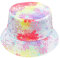 ZLYC Damen Bucket Schlapphut, Bunte Blume, One Size