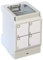 support - pour 4 connecteurs rj45 - ftp et stp - legrand 413180
