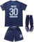 Messi #30 2022/2023 Heim Trikot Shorts und Socken Kinder und Jugend Größe (Navy,164)