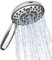 Lokby 6 Settings Shower Head High Pressure - Water Saving System 28% Less Water with High Pressure Shower Heads - Low Pressure Shower Head - Anti-Clog Nozzles Prevent Build Up - G1/2 Connection