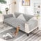 Aus Weichem Chenille Sofabezug 1/2/3/4 Sitzer L Form Sofa Couch überzug Ecksofa, Neue Universelle rutschfeste Sofa Überwurf, Solide Dicke Strukturierte Sofaschoner für Wohnzimmer(Grau, 70x210cm)