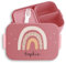 Kinder Bento Box Midi für Mepal Bentobox - Brotbox Boho Regenbogen Lunchbox Rainbow I - 900 ml - Rosa - vesperdose brotdose mädchen schule personalisierte geschenke kind lunchboxen frühstück
