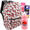 Hello Kitty Rucksack für die Schule - 40,6 cm Schulrucksack mit Fronttasche, Hello Kitty Aufklebern, Wasserflasche, mehr | Hello Kitty Rucksack für Mädchen