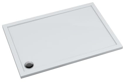 Receveur de douche AQUABAD Villa avec technologie LeakProtect Smooth White 70x90cm rectangle