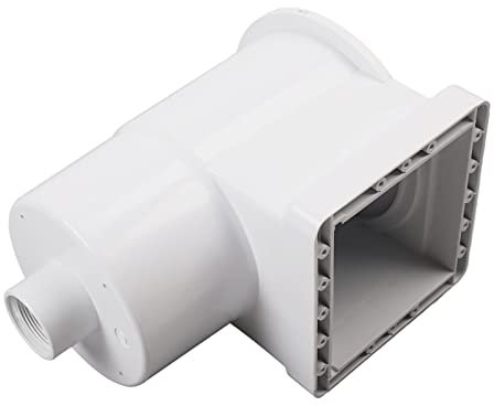 Qcwwy Automatischer Pool-Clean-Skimmer, 6,5 L, Filterkollektor für Oberirdische Poolwand, ABS, Grau, 300 X 240 Mm