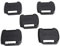 Battery Mount, Battery Organizer Lithium Battery Holder ABS Li‑Ion Battery Mount Storage Slot 5Pcs for Makita 40V