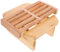 Beaupretty sgabello per sauna poggiagambe da bagno strumento di massaggio riflessologia gamba sgabello pedicure accessori sauna poggiapiedi in legno poggiapiedi multiuso per sauna Di legno