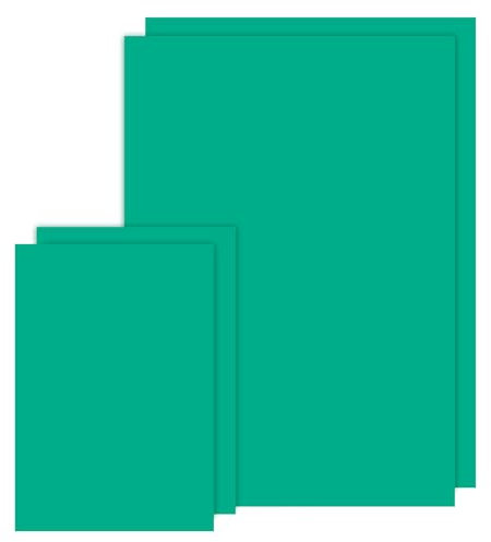 WOUMON 4 Piezas Placa de Linóleo, Verde Hoja de Caucho para Grabado, Baldosa Caucho Blando para Sello de Bricolaje, Proyectos de Impresión (Verde)