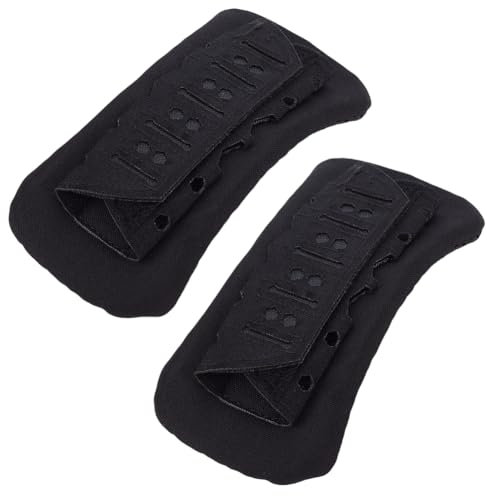 AHANDMAKER 2 Packung Abnehmbares Schultergurtpolster Weiches Schultergurtpolster Mit Ultradickem Polster Plattenträger Schulterpolster Für Die Tasche Gepäcktasche Taillengürtel Schwarz