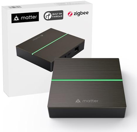 AVATTO Smart Home Hub Matter Controller, Tuya Zigbee Gateway Hub, Wired Thread Hub Bridge para domótica doméstica, compatible con Alexa, Asistente de Google, Apple HomeKit, SmartThings