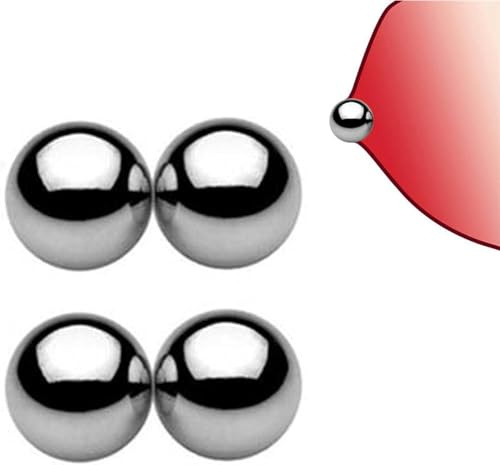 4 Stücke Nicht Piercing Gefälschter Nippelring Magnetische Nippelpiercing Barbell Stud Faux Piercing Körperschmuck