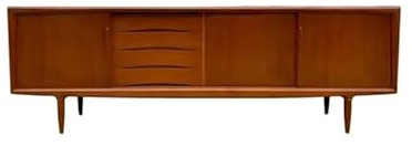 SFANIIX Moderne Medienkonsole 210x45x80cm Retro Möbel Second-Hand Audio-visuelle Schrank Multi-Funktion Wohnzimmer Massivholz TV Esszimmer Sideboard Nordic für Wohnzimmer Schlafzimmer