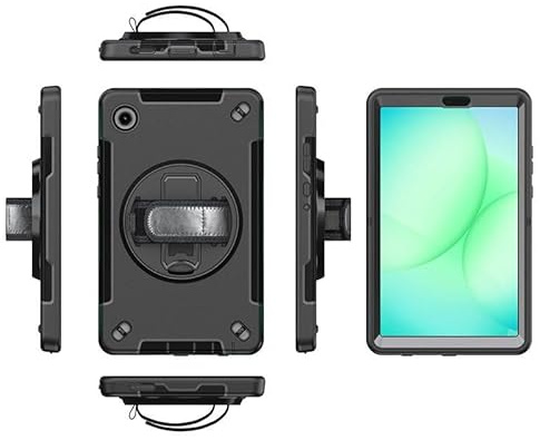 eSTUFF Galaxy Tab A11 Ohio Defender Case with Hand Strap and, ES68105012-BULK