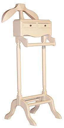 Vintage-Line Kleiderständer/Diener/Kleiderbutler weiß Landhausmöbel Garderobe