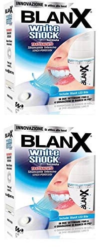 2 x Blanx White Shock Intensiv-Behandlung mit LED-Bite 30 ml