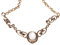 Windalf Mittelalter Collier AINY 40-45 cm Keltische Knoten Gothic Design mit Perlmutt Edle Bronze