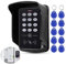 LUCINE 1000 Users RFID Keypad, Door Lock Access Controller, Stand-alone Access Reader, 125KHz ID Door Opener, PIN Code, with Rainproof Cover and 10pcs Proximity Cards