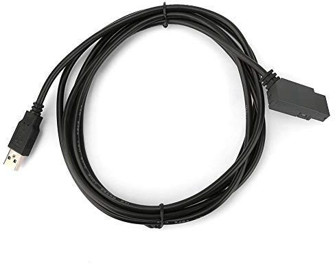 Fafeicy 2,5 m USB logo ProgrammierKabel, PVC-Mantel datenkabel, mit 45 Grad gekrümmte Terminalkarte und Positionierstecker, Für die LOGO-Serie jeweils, blanker Kupferdraht