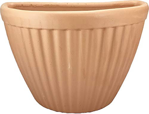FRANCACOR Maceta Colgante, Maceta Colgar en Pared Barro Natural Terracota 30 (29 * 21 * 19 cms)