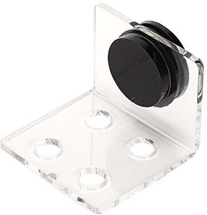 Zerodis Aquarium Coral Rack Halterung, Aquarium Acryl Transparent Coral Frag Rack Starke Saugkoralle Frag Standhalterung Halterung für Aquarium Zubehör(4 Hole)