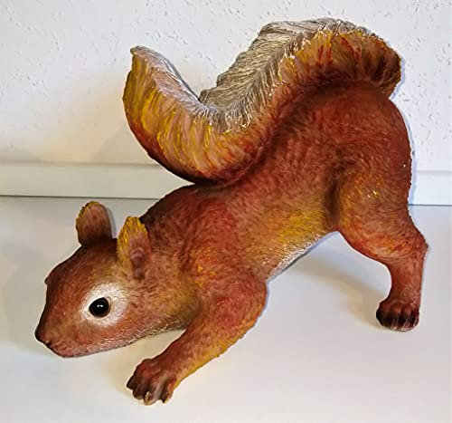 Rofu Dekofigur/Figur Polarhörnchen/Dekoration/Polyresin/Wetterfest/braun/Tierfigur/Dehner Action