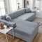 VEAI Sofabezug L Form Couchbezug Ecksofa Sofahusse Stretch Sofa überzug für 1/2/3/4 Sitzer（L-förmiges Ecksofa erfordert Zwei） (Color : B, Size : 3-Sitzer (190-230 cm))