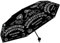 Nemesis Now Spirit Board Regenschirm, Schwarz, 55 cm