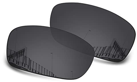 Well-aimed Verres de rechange compatibles avec les lunettes de soleil Oakley Fives Squared - Plus d'options, Noir polarisé, taille unique