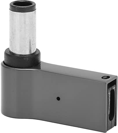 ASHATA 100 W Typ C USB C auf DC Adapter, 90 Grad Abgewinkelt Typ C Buchse auf DC Stecker Adapter PD Emulator Trigger für Dell Laptop, 7,4 Mm X 5,0 Mm X 0,6 Mm
