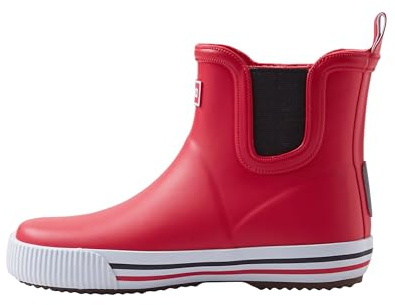 Reima - Ankles Regenstiefel für Kinder - Gummistiefel für Jungen und Mädchen, flexible Laufsohle, reflektierende Details, herausnehmbare Einlegesohlen - Reima red, 35