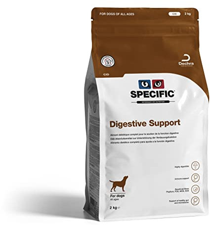 SPECIFIC® Digestive Support (CID) 12kg - Trockenfutter für Hunde - Verbessert die Darmflora - Leicht verdaulich - Ballaststoffarm - Mit Postbiotika - Alle Altersklassen - DECHRA Veterinary Products