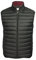 Xact Men's Funnel Neck Quilted Puffer Gilet/Bodywarmer, Mid-Weight Vest with Concealed Zipped Front Pockets (Jet Black) L