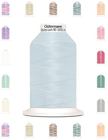 Nähmit - Gütermann Bulky Lock 80 Bauschgarn 1000m Rolle Overlockgarn (17-276)