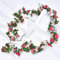 Fleur de Vigne Artificielle, Guirlande Rose Vignes, Fleurs Suspendues pour Mariage, Arche, Arrangement, Jardin, Paniers Décoration (Rose)