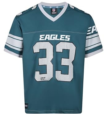 Recovered Philadelphia Eagles Midnight Green NFL Oversized Jersey Trikot Mesh Relaxed Top - XL