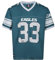 Recovered Philadelphia Eagles Midnight Green NFL Oversized Jersey Trikot Mesh Relaxed Top - XL